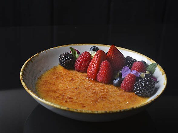 Creme Brulle Frutos Rojos